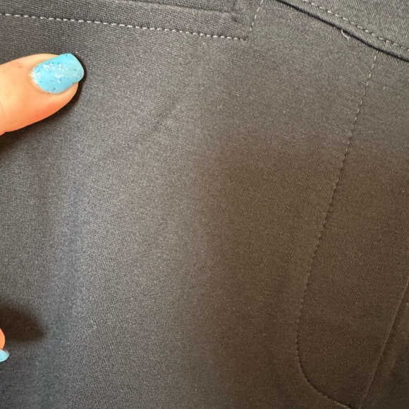 NWT Chico's Elegant Black Tailored Crop Leggings   SIZE: 4   #8 - Picture 4 of 12